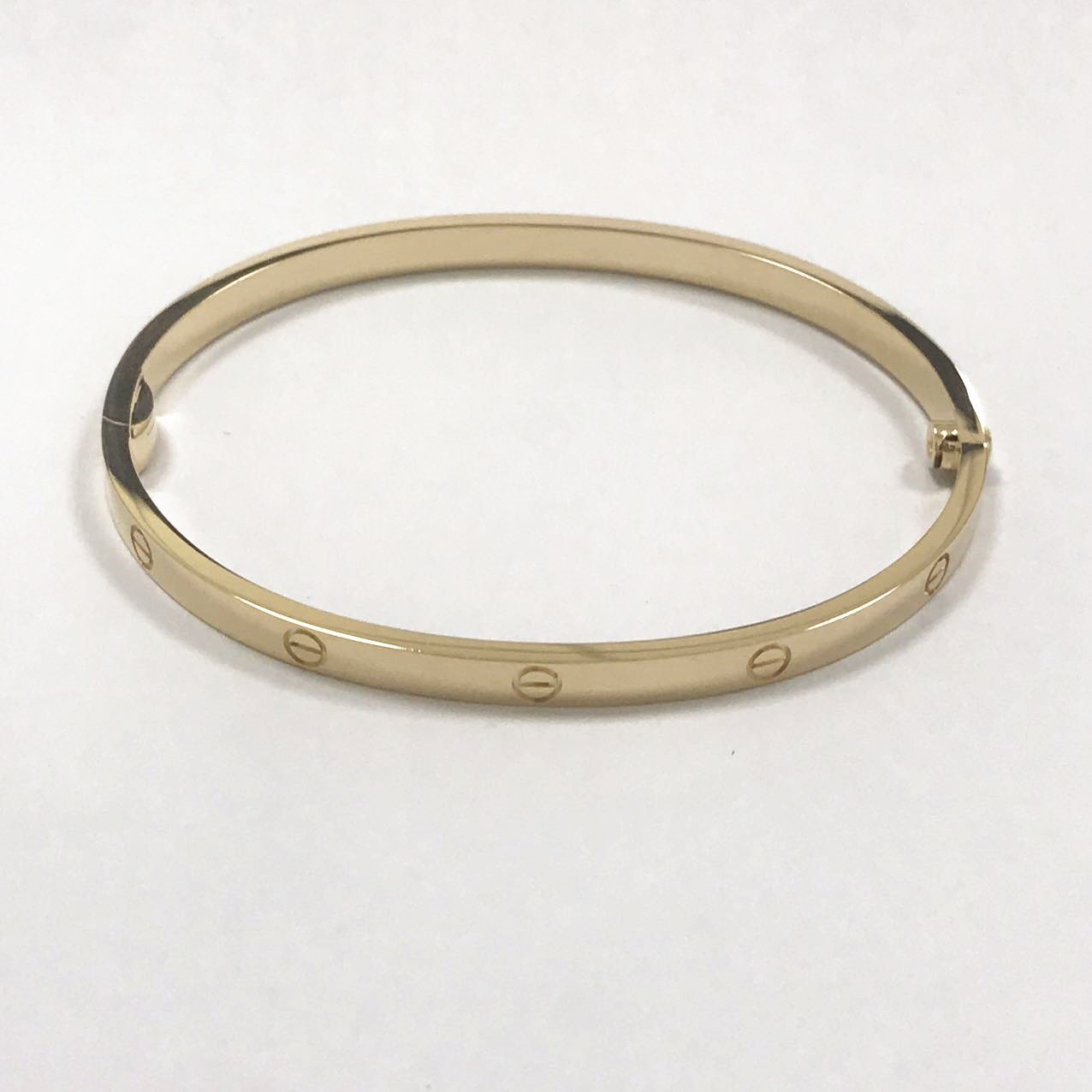 Real Gold Cartier Copy Love Bracelet Small Model