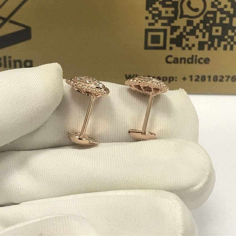 18K Gold Boucheron Serpent Boheme Stud Earrings Dupe (3)