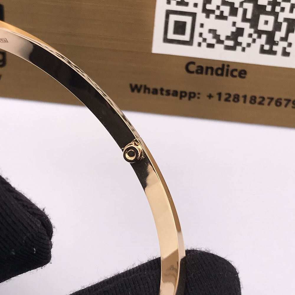 18K Yellow Gold Cartier Copy Love Bracelet Small Model Size 16 (3) 18K Yellow Gold Cartier Copy Love Bracelet Small Model Size 16