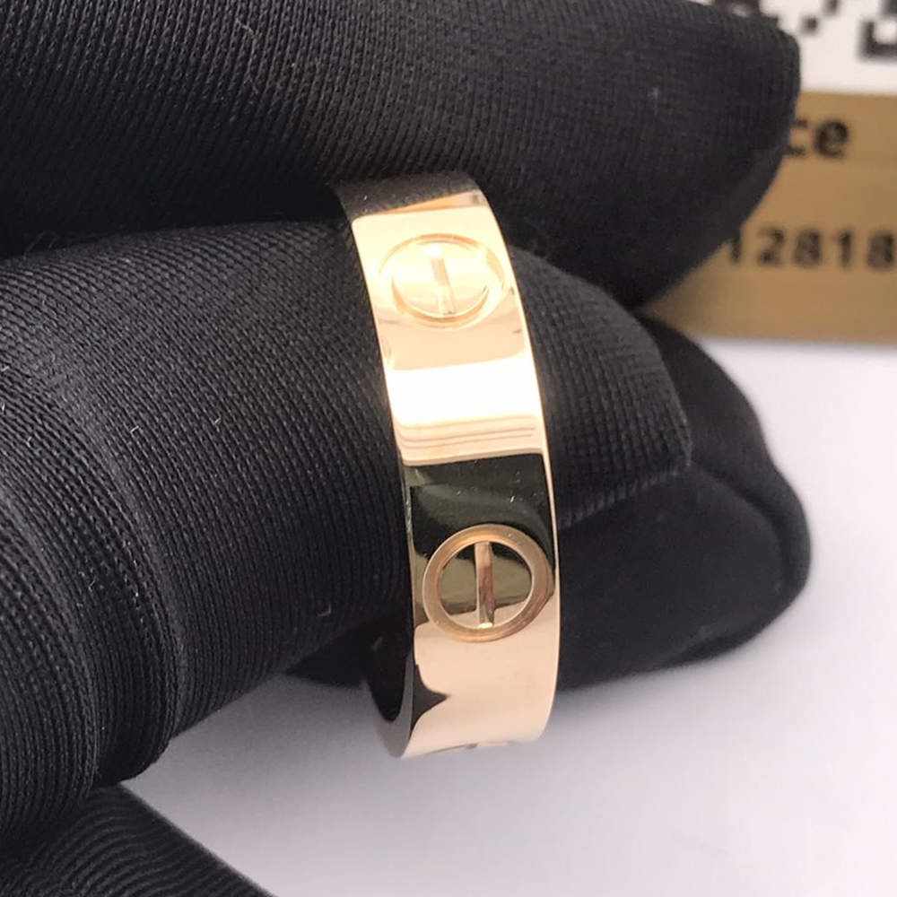 Cartier Love Ring Dupe 18K Real Gold (3) Cartier Love Ring Dupe 18K Real Gold