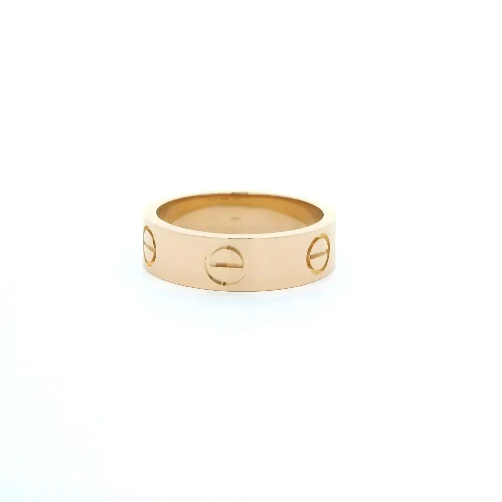 Cartier Love Ring Dupe 18K Real Gold Cartier Love Ring Dupe 18K Real Gold