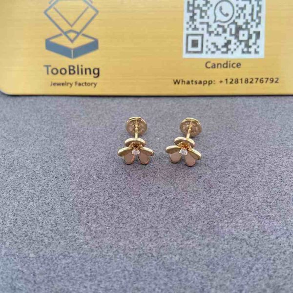 Van Cleef Mini Model Frivole Earrings VCARPJMN00