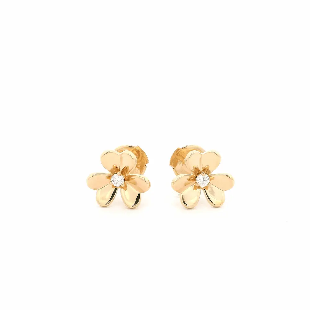 Van Cleef Mini Model Frivole Earrings VCARPJMN00 Van Cleef Mini Model Frivole Earrings VCARPJMN00