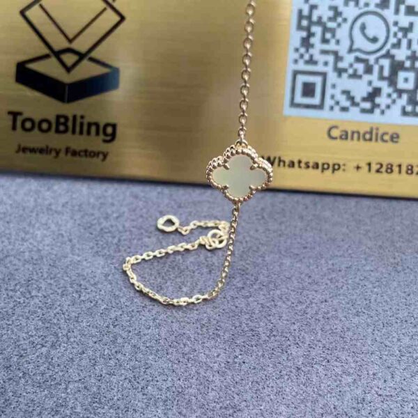 Van Cleef Sweet Alhambra Bracelet Yellow Gold Mother-of-pearl VCARF68800