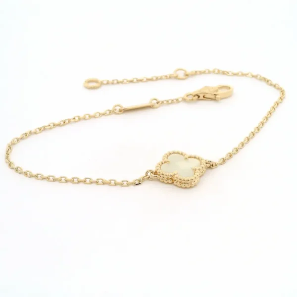 Van Cleef Sweet Alhambra Bracelet Yellow Gold Mother-of-pearl VCARF68800