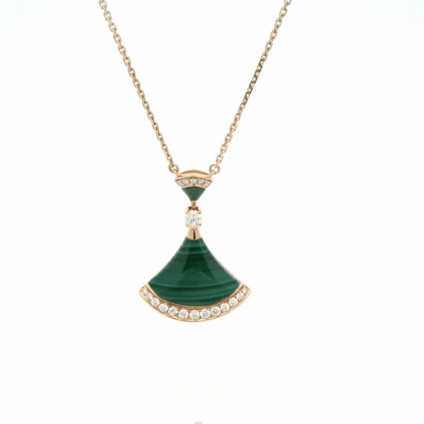 Bvlgari Necklace Divas Dream Green Malachite 351143
