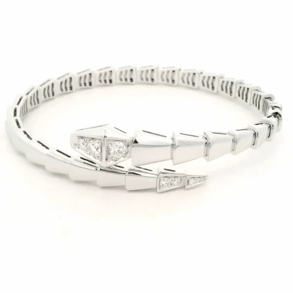 Bvlgari Serpenti Viper Bracelet in 18K White Gold 360155
