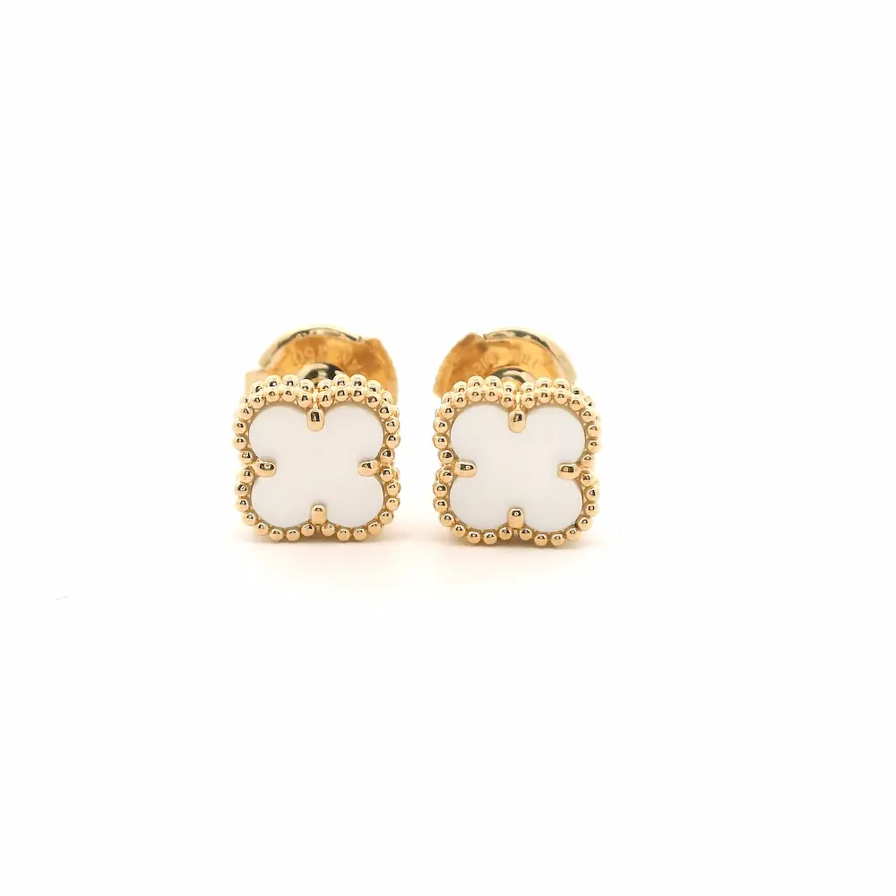 Van Cleef Earrings Sweet Alhambra Mother of Pearl Copy VCARA44800 Van Cleef Earrings Sweet Alhambra Mother of Pearl Copy VCARA44800
